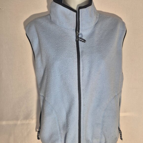 ADIRONDACK TRADING CO. Reversable weatherproof vest Blue, zippered, small - Picture 12 of 16